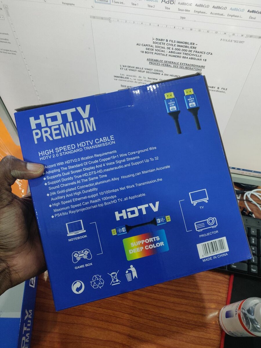 Câble HDMI Ultra HD 4K  30M