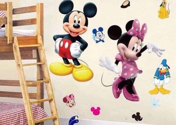 Stickers Muraux Mickey Minnie