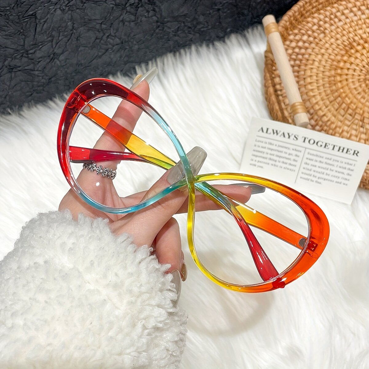 Lunettes de soleil arc-en-ciel