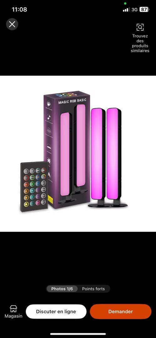 Lampes LED Ambiance RGB