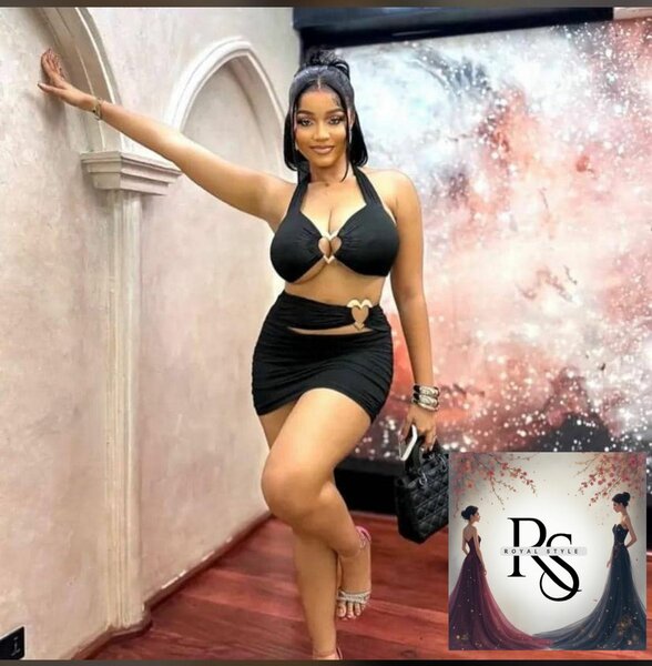 Ensemble bikini et jupe noir femme