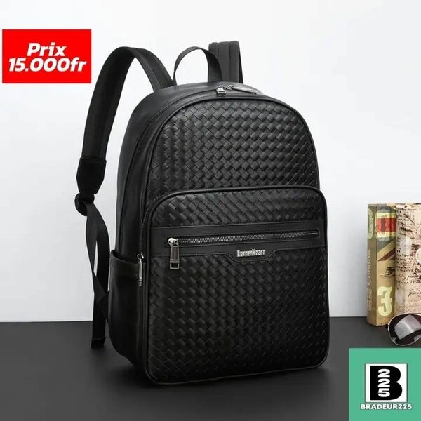 Sac à dos noir homme luxe
