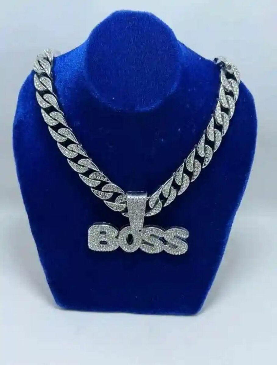 Collier en argent massif avec pendentif