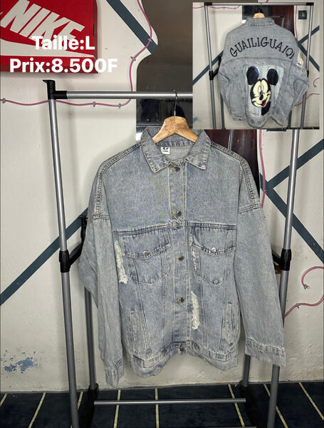 Veste en Jean Unisexe L