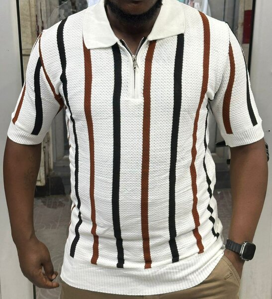 Pull-over zippé rétro élégant