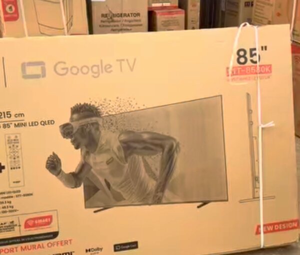 Téléviseur 85" QLED Google TV