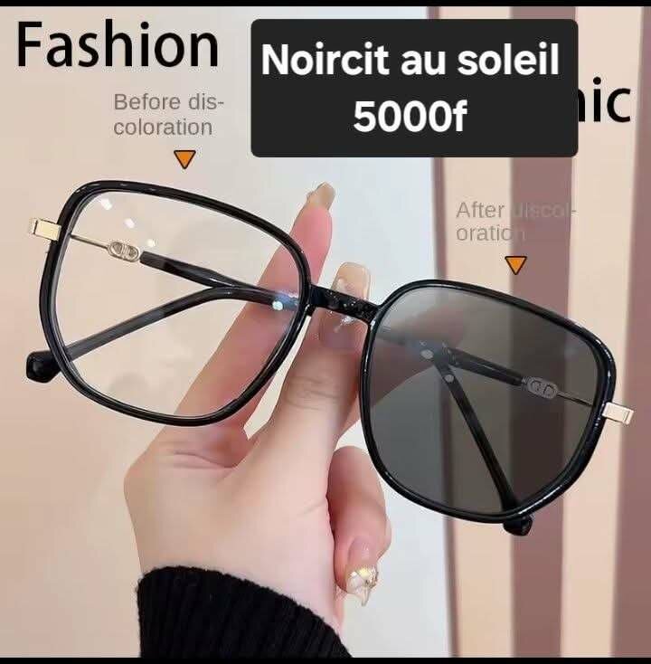 Lunettes photochromiques élégantes