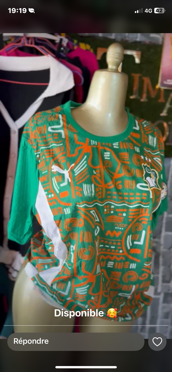 Maillot de Football Coton