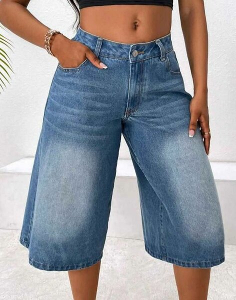 Shorts en jean larges femme