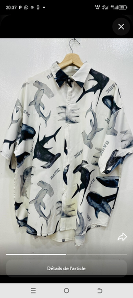 Chemise Imprimé Requin