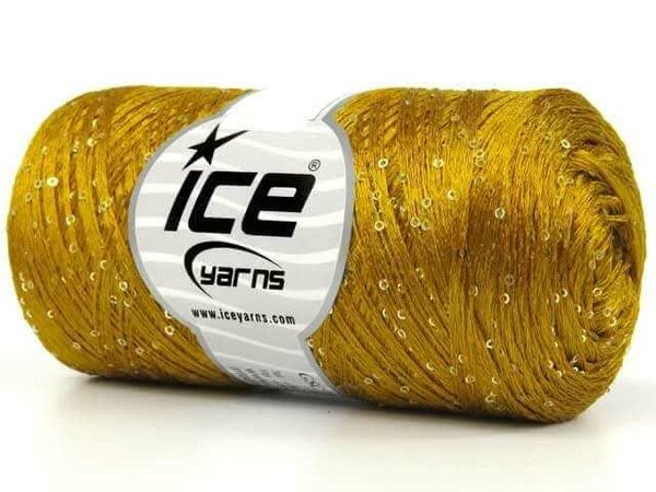 Fil scintillant doré ICE Yarns