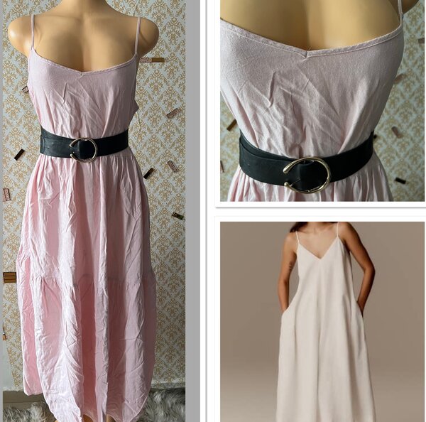 Les chic robe en lin en coton