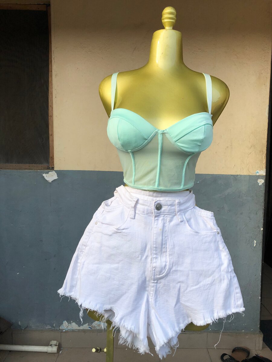 Top bustier tendance femme