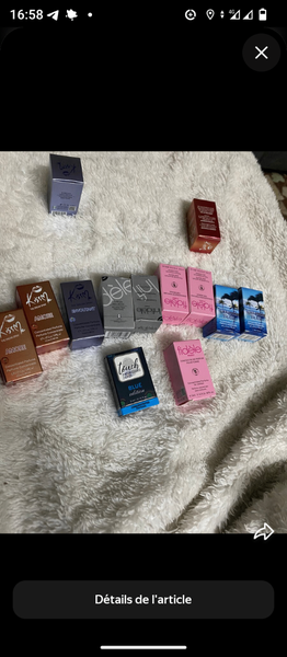 Parfums variés miniatures