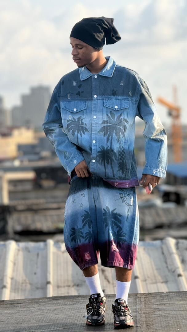 Ensemble denim urbain stylé