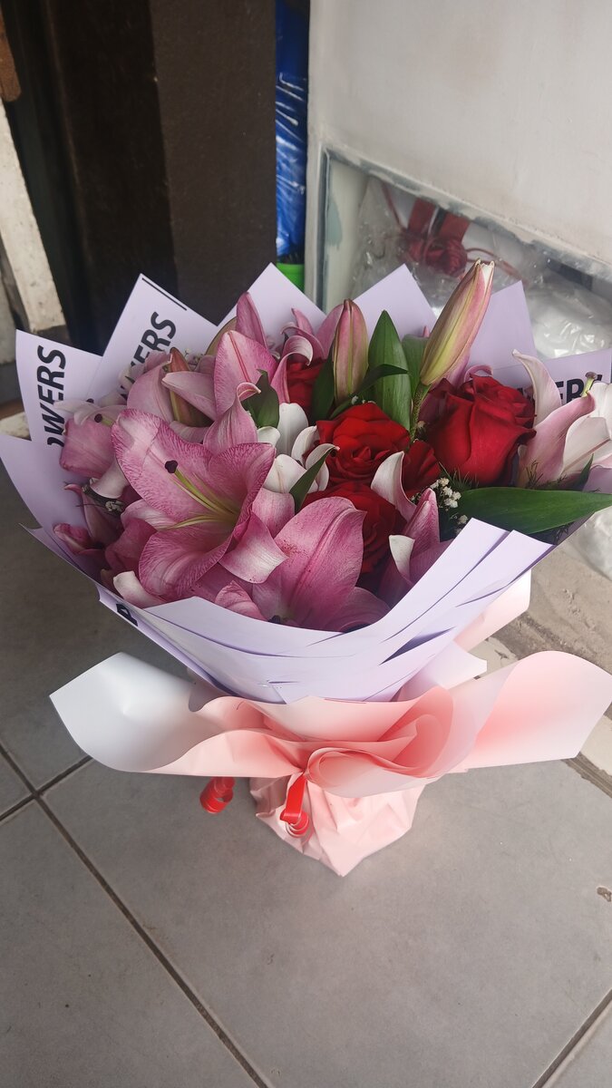 Bouquet de fleurs romantique