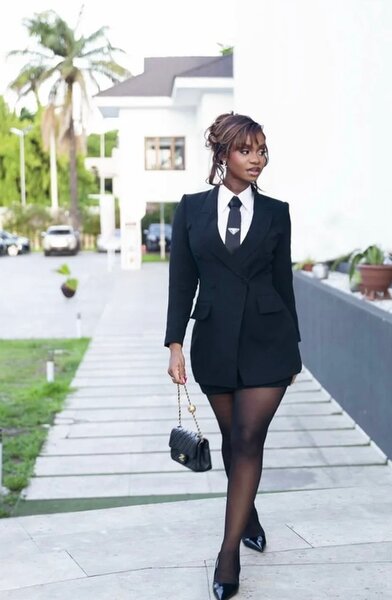 Bas pour femmes collants noirs