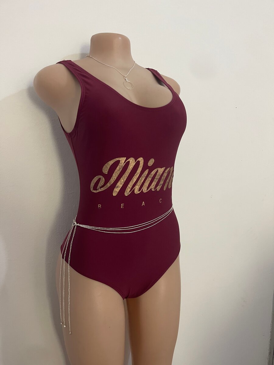 Miami Beach One-Piece Swimsuit