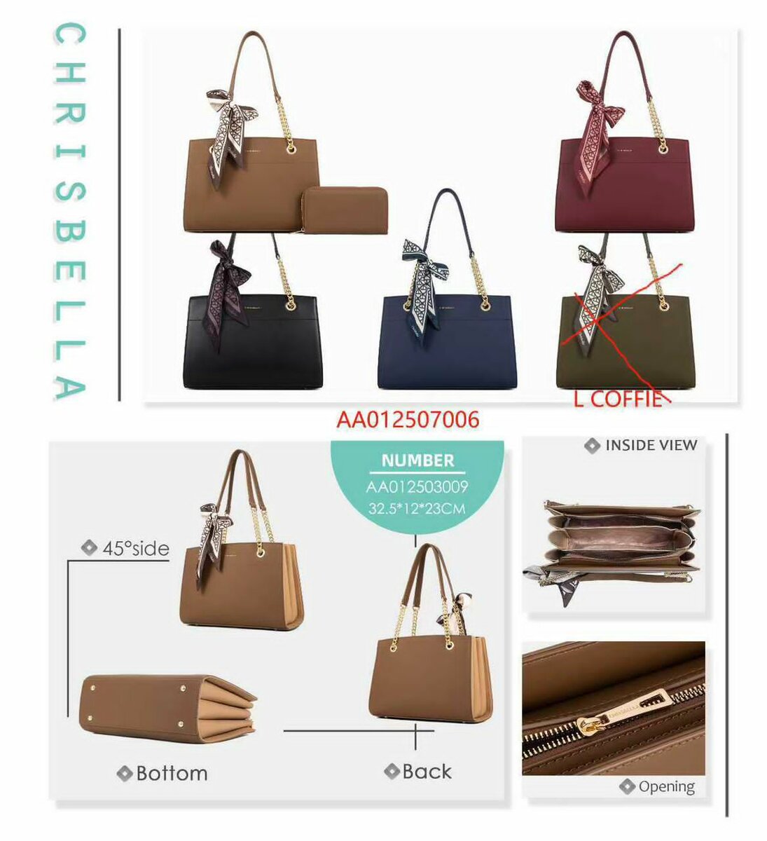 Sac à main Chrisbella élégant