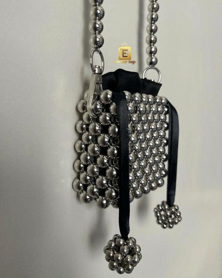 Sac perles élégant femme