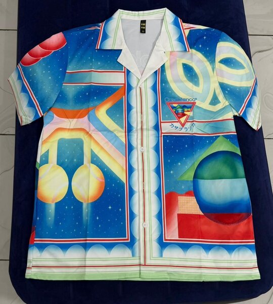 Chemise à motifs vibrants pour homme