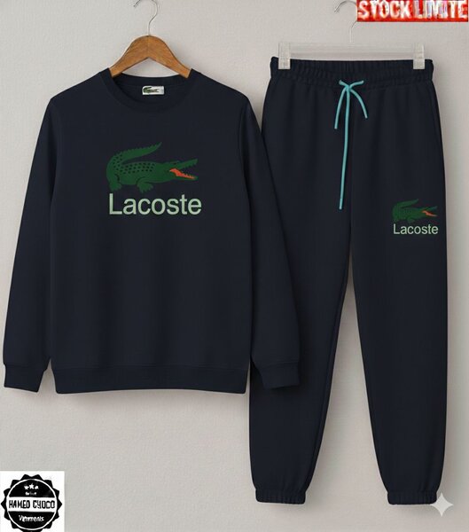 Ensemble survêtement Lacoste noir