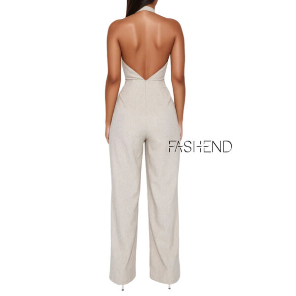 Combinaison beige femme FASHEND