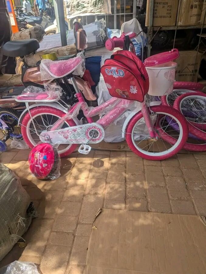 Vélo Enfant Rose Pailleté