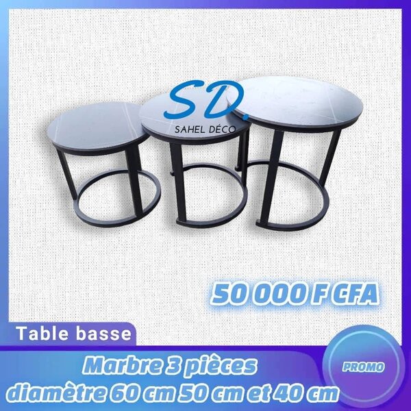 Tables Basses en Marbre