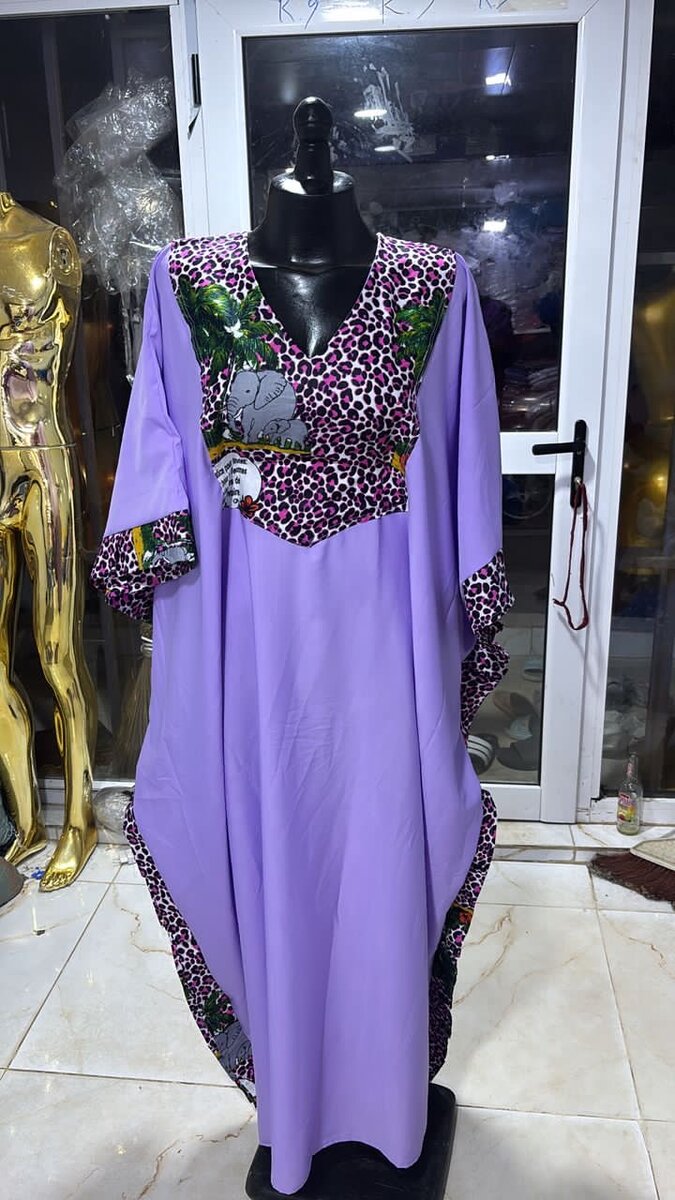 Caftan africain chic imprimé