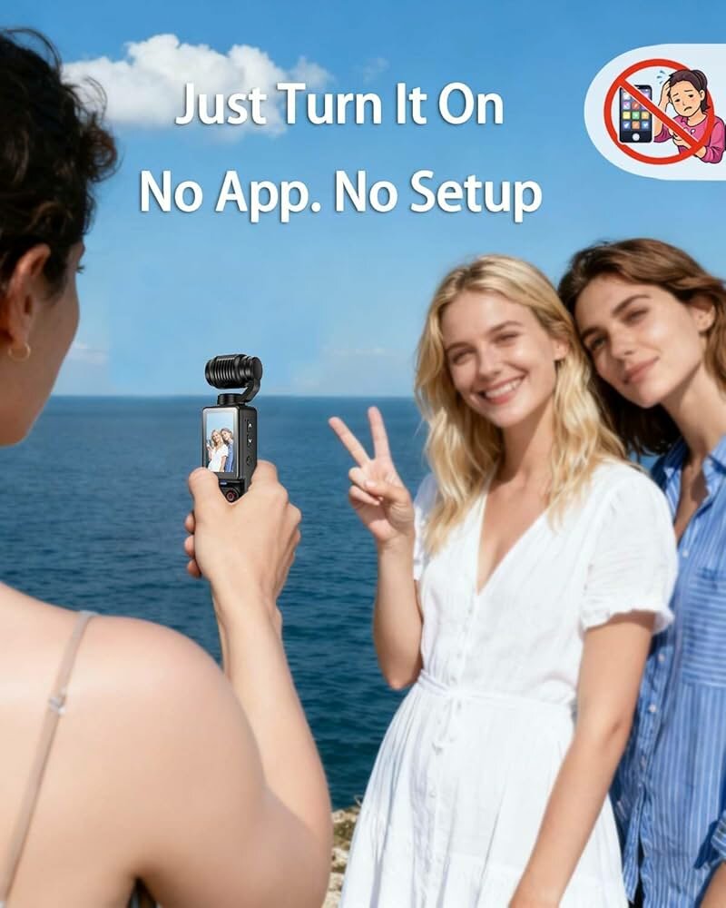 Caméra de poche W&O rotative étanche