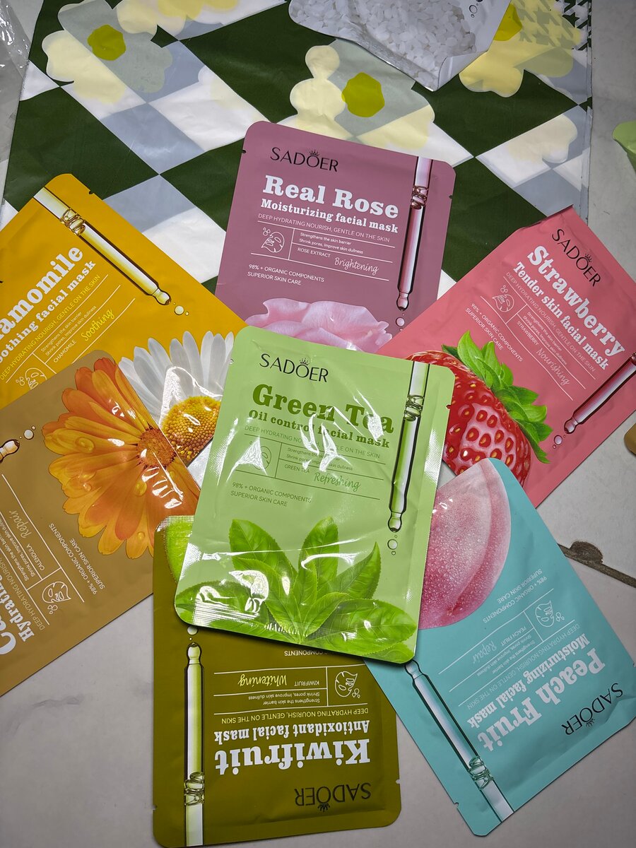 Masques Visage Sadoer Assortiment