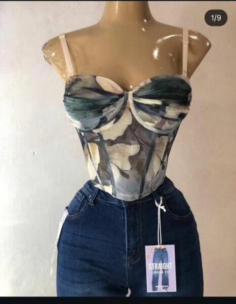 Corset Bustier Fleur SHEIN