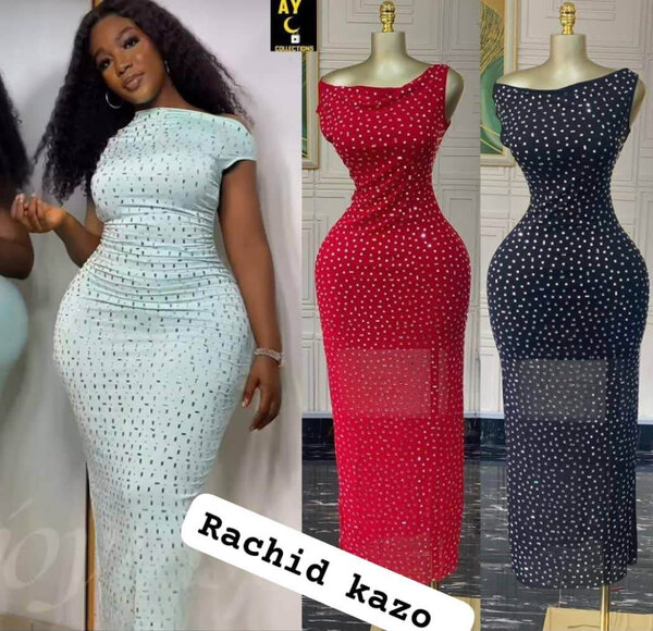 Robe moulante à pois élégante