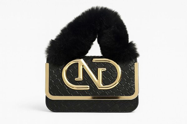 Sac à main en cuir tissé