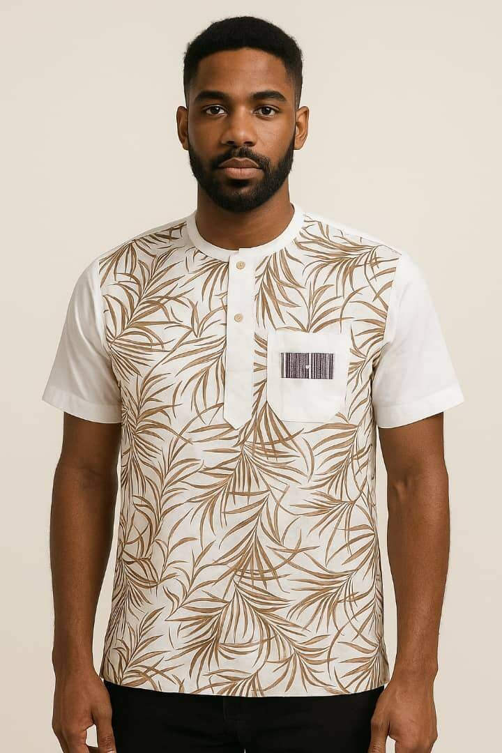 Chemise homme imprimée élégante