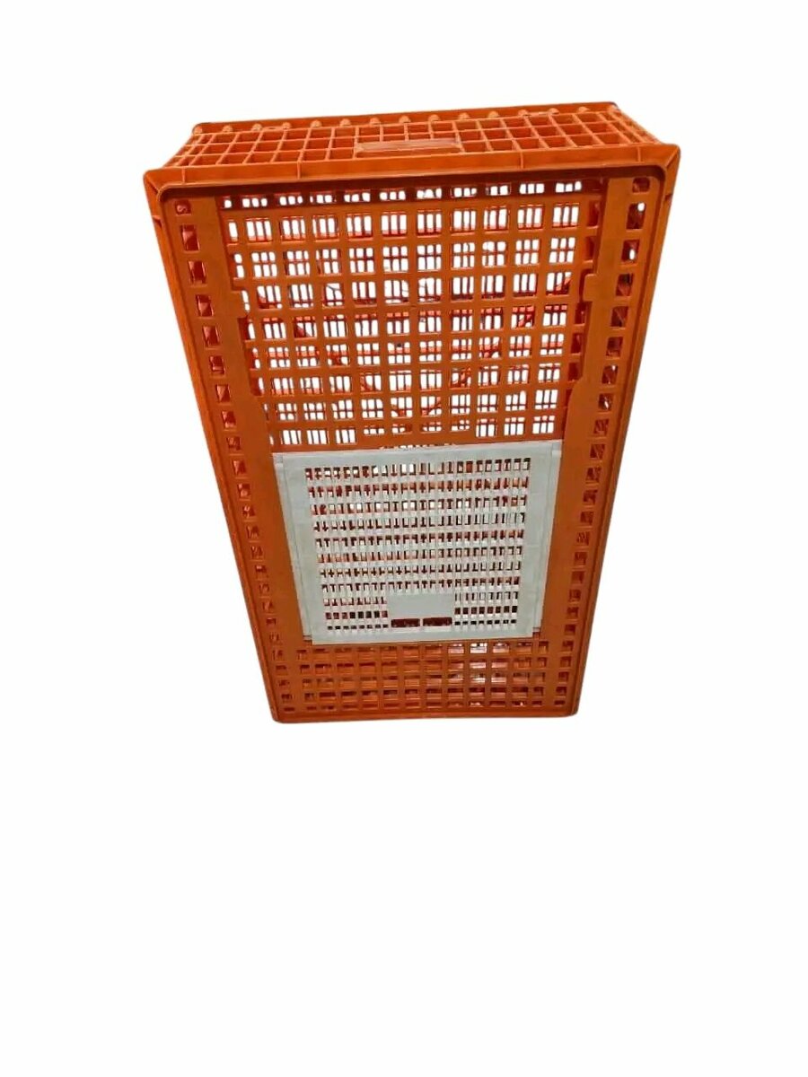 Caisse en plastique orange