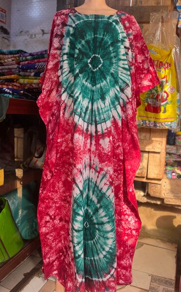 Robe africaine tie and dye