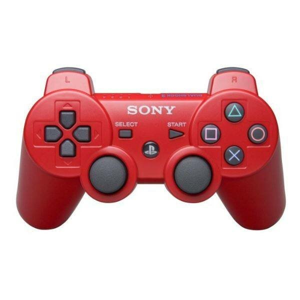 Manette PS3 Rouge Sans Fil