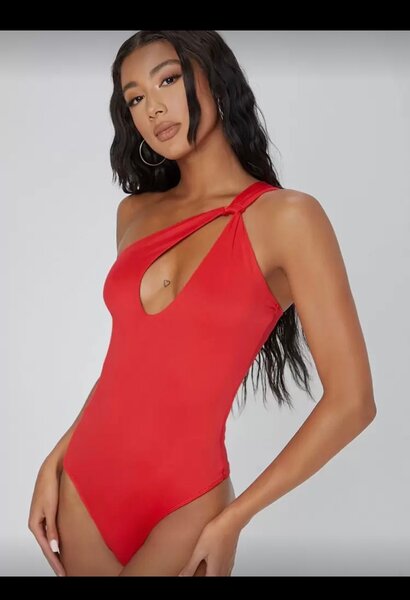 Maillot de Bain Rouge Élégant
