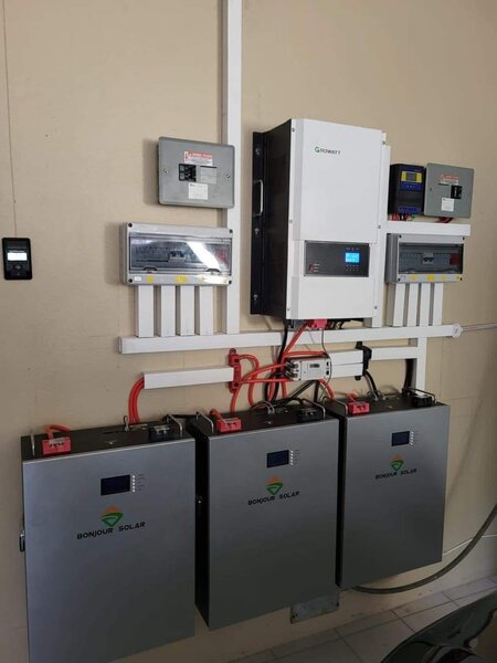 Panneau solaire avec batterie