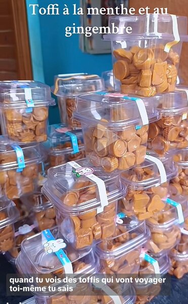Bonbons Caramel Menthe Gingembre