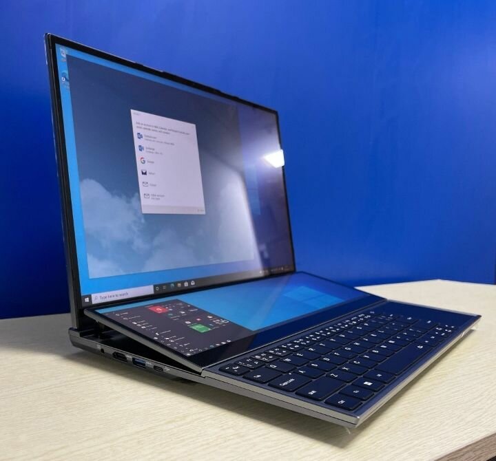 Laptop double écran innovant
