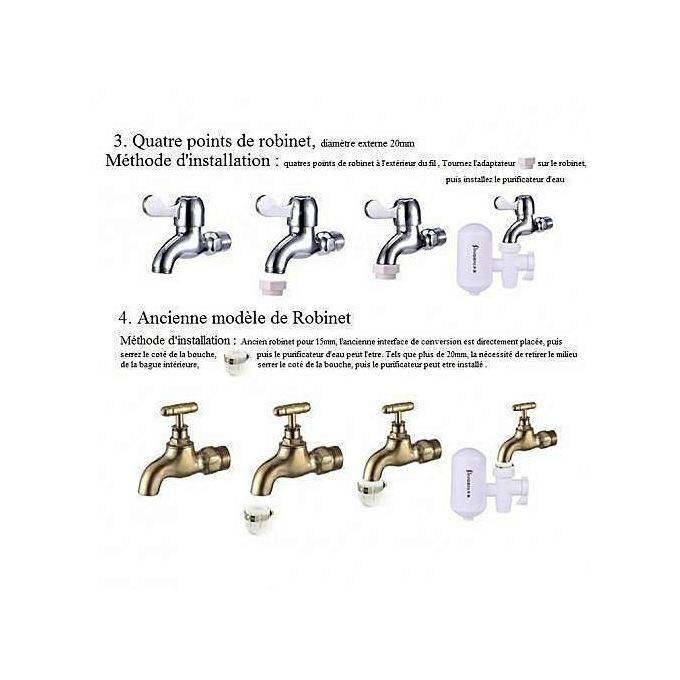 Filtre à eau pour robinet