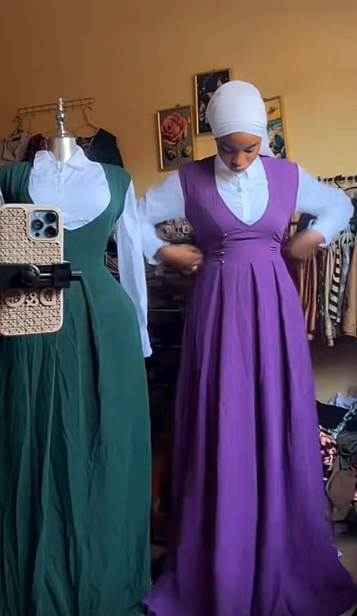 Robe longue musulmane pour femmes