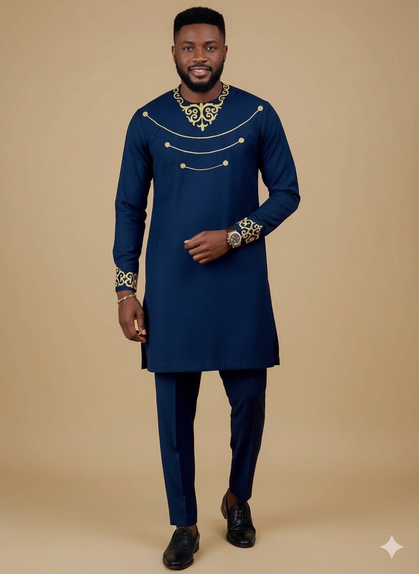 Ensemble africain homme chic