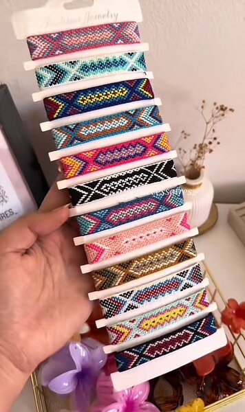Bracelets bohèmes colorés