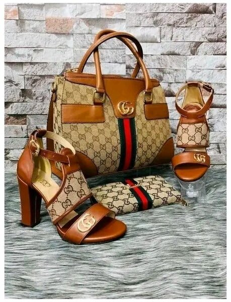 Ensemble sac à main et chaussures luxe
