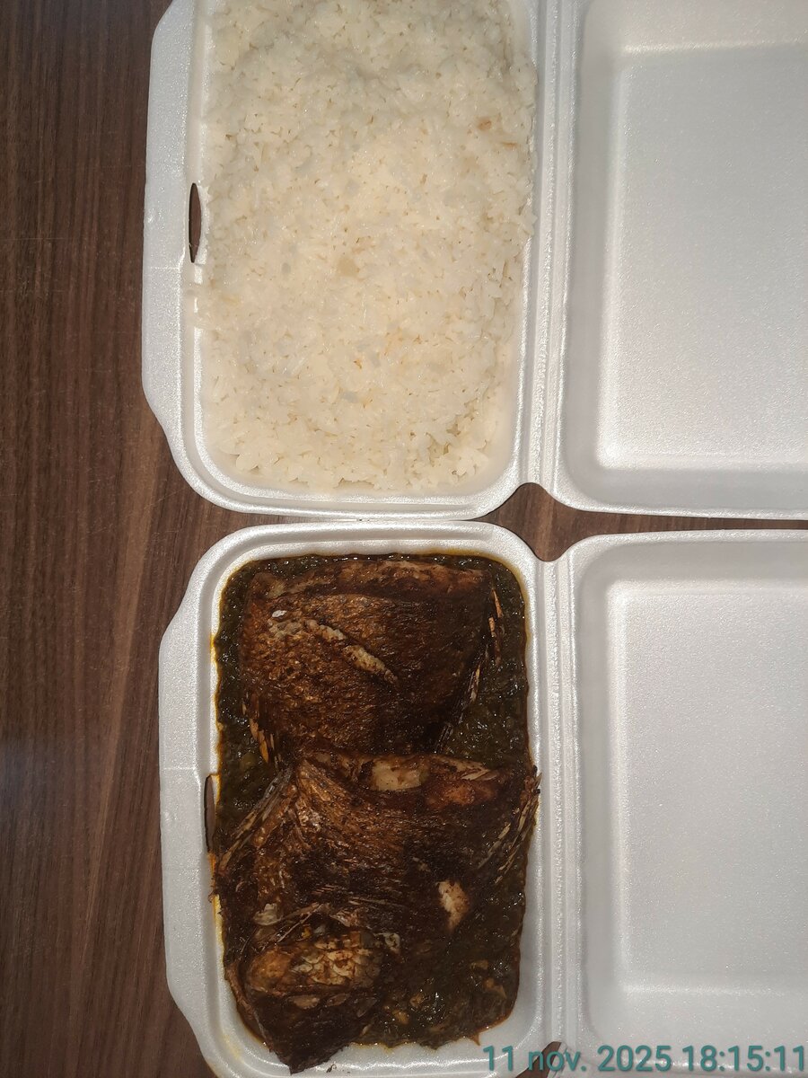 Poisson frit et sauce