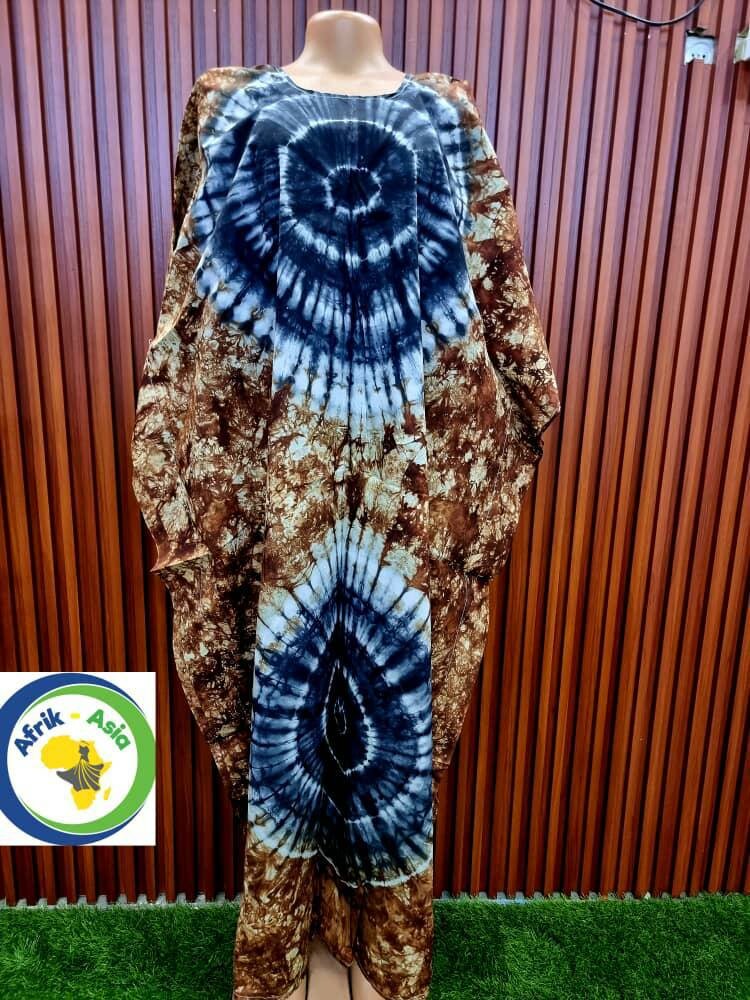 Robe Caftan Tie-Dye Bohème